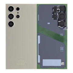 Vitre arrière Originale Samsung Galaxy S24 Ultra S928B Gris Titane avec lentille