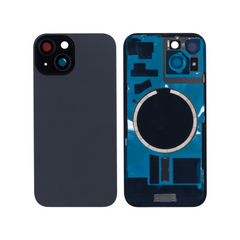 Vitre arrière iPhone 15 Noir (Contour caméra agrandi, avec NFC)