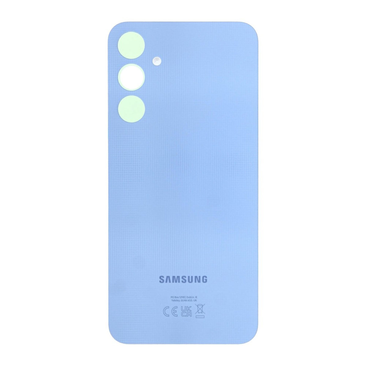 Vitre arrière Samsung Galaxy A25 A256B Optimistic Bleu sans lentille GH82-33053D – Original
