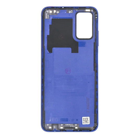Vitre arrière Samsung Galaxy A03s A037F Bleue Avec Lentille - OEM