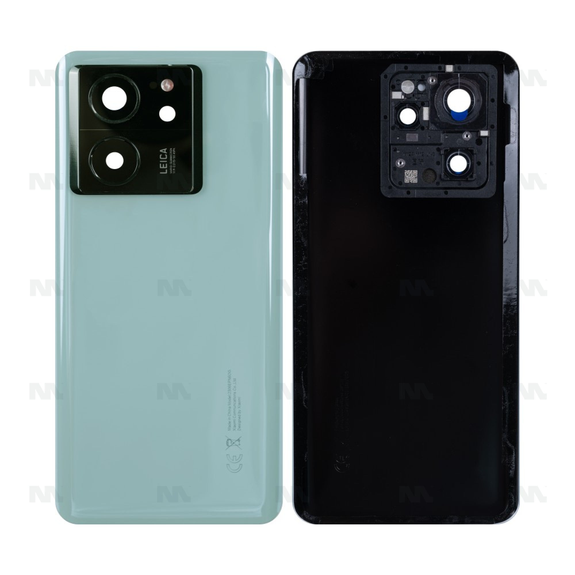 Vitre arrière Xiaomi 13T Pro (23078PND5G) Vert avec lentille - OEM