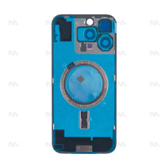 Vitre arrière iPhone 16 Pro Max sans NFC, cadre caméra agrandi Titane Blanc