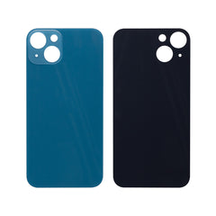 Vitre arrière iPhone 13 Bleue (Cadre caméra agrandi) - OEM