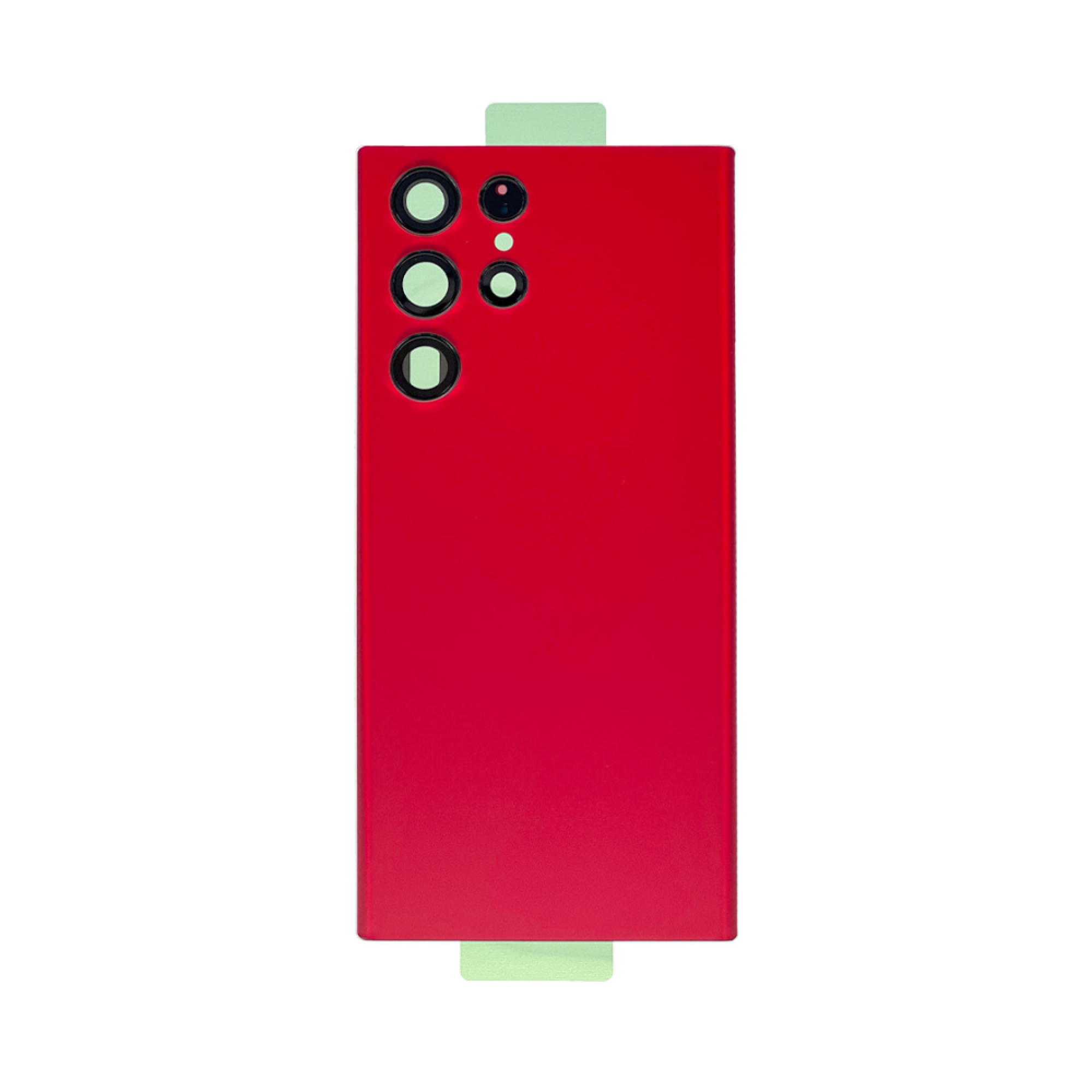 Vitre arrière originale Samsung Galaxy S22 Ultra S908 Rouge avec lentille