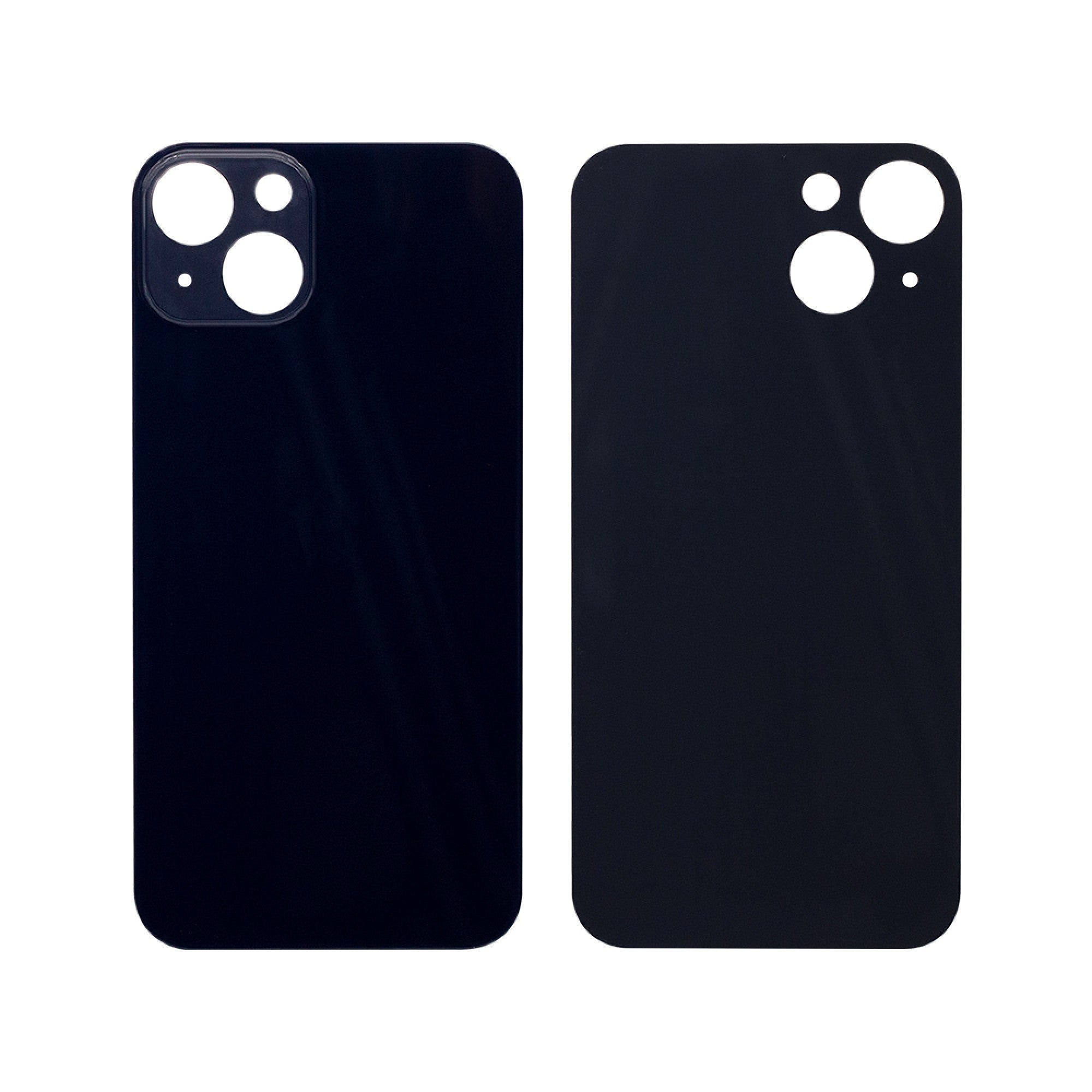 Vitre arrière iPhone 13 Noire (Cadre caméra agrandi) - OEM