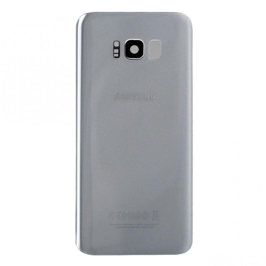 Samsung Galaxy S8 Plus G955 Vitre arrière argent avec lentille - OEM