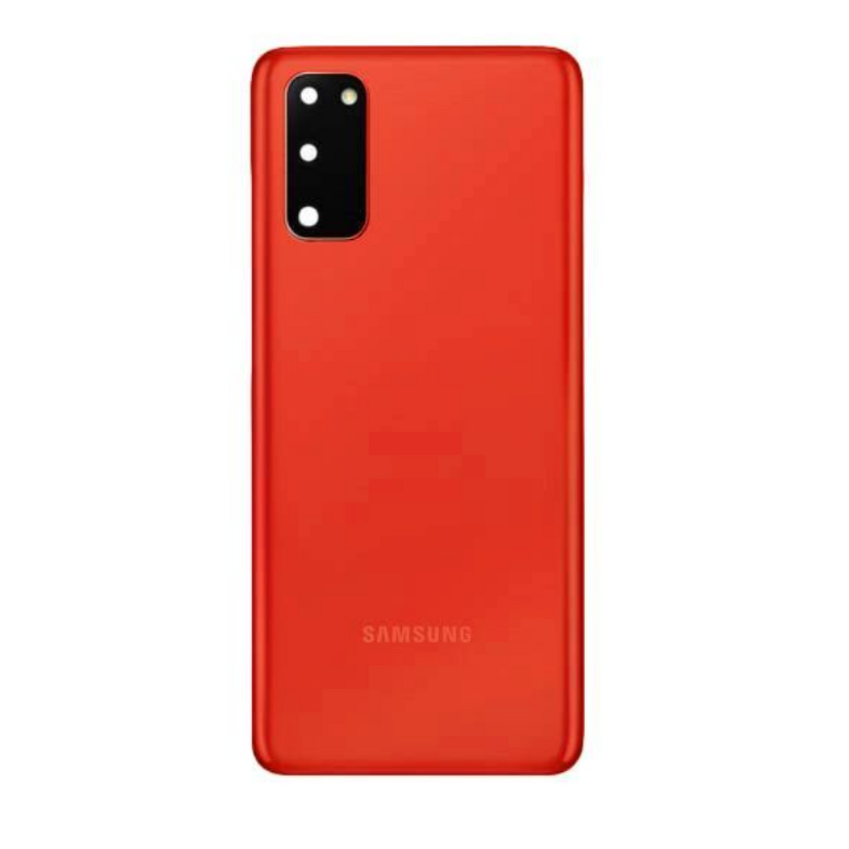 Vitre arrière Samsung Galaxy S20 4G G980 / S20 5G G901 Rouge Aura Avec lentille - OEM