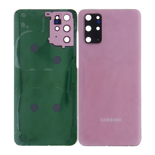 Vitre arrière Samsung Galaxy S20 Plus G985 / G986 Rose Avec lentille - OEM