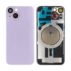 Vitre arrière iPhone 14 Violet (Cadre caméra agrandi) - OEM