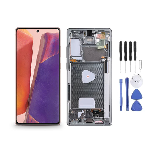 Chassis + Ecran LCD AMOLED + Vitre pour Samsung Galaxy Note 20 (N980) + Kit d'outils