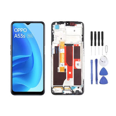 Chassis + Ecran LCD + Vitre pour Oppo A53s 5G + Kit d'outils