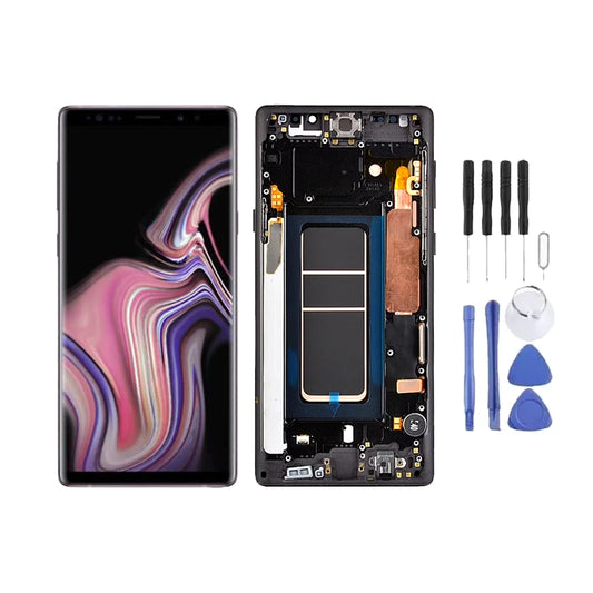 Chassis + Ecran LCD + Vitre pour Samsung Galaxy Note 9 (N960) + Kit d'outils
