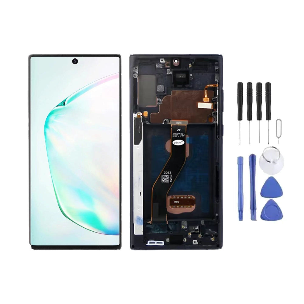 Chassis + Ecran LCD AMOLED + Vitre pour Samsung Galaxy Note 10+ (N975) + Kit d'outils