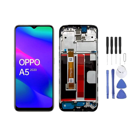 Chassis + Ecran LCD + Vitre pour Oppo A5 (2020) + Kit d'outils