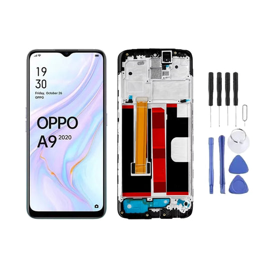 Chassis + Ecran LCD + Vitre pour Oppo A9 (2020) + Kit d'outils