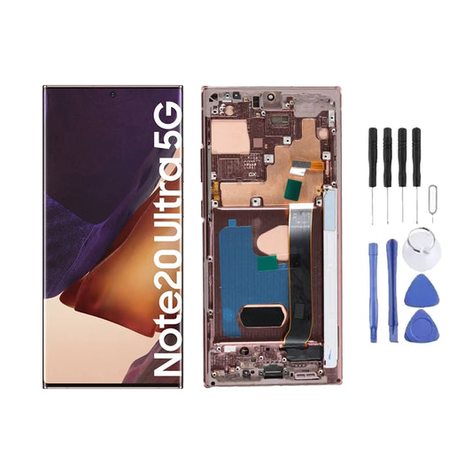Chassis + Ecran LCD AMOLED + Vitre pour Samsung Galaxy Note 20 Ultra 5G (N986) + Kit d'outils