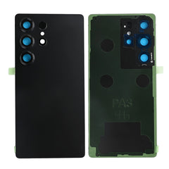 Vitre arrière Samsung Galaxy S25 Ultra (S938) Noir Titane avec Lentille - OEM