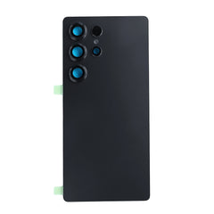 Vitre arrière Samsung Galaxy S25 Ultra (S938) Noir Profond Titane avec Lentille - OEM