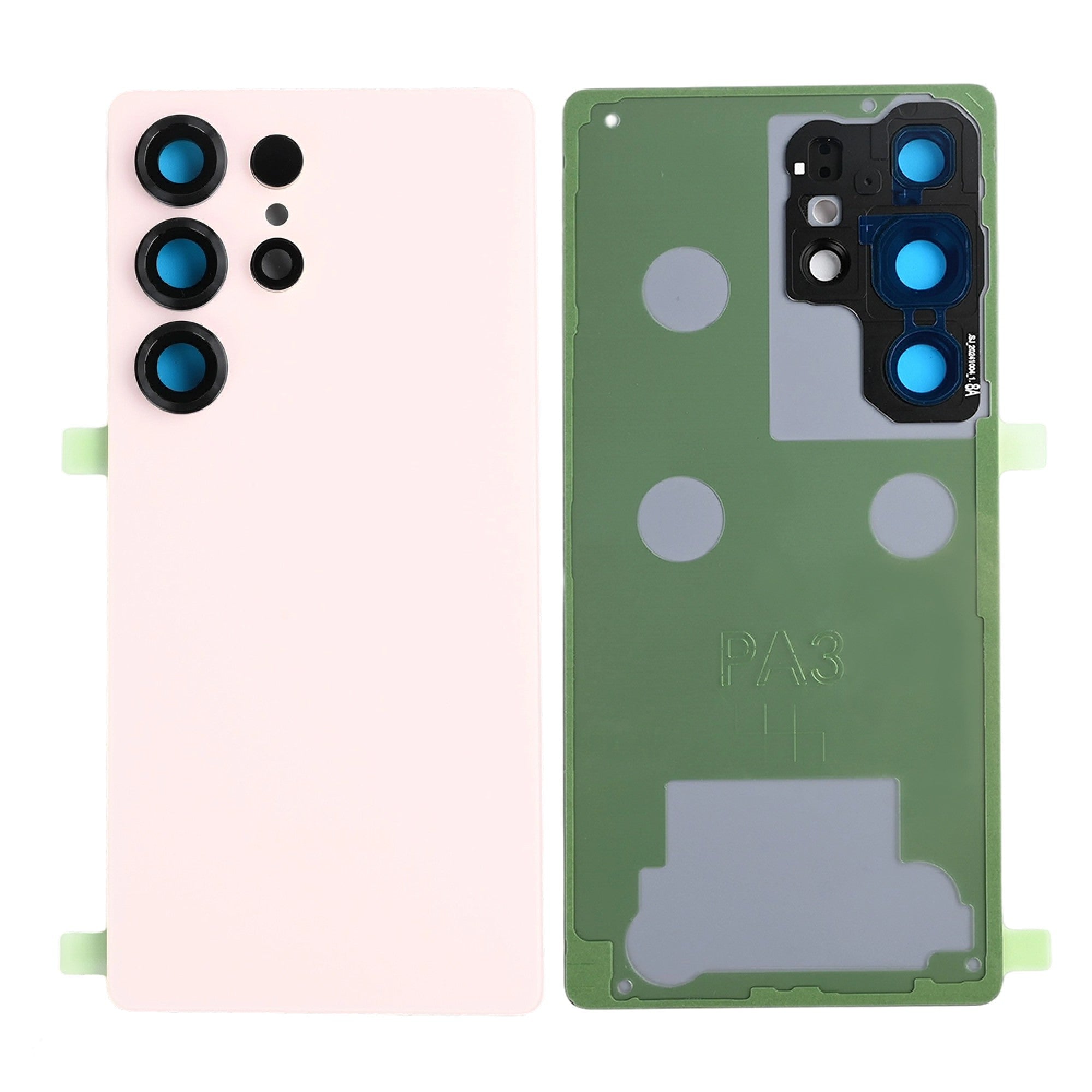 Vitre arrière Samsung Galaxy S25 Ultra (S938) Rose Gold Titane avec Lentille - OEM