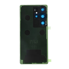 Vitre arrière Samsung Galaxy S25 Ultra (S938) Bleu Argenté Titane avec Lentille - OEM