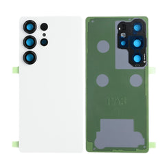 Vitre arrière Samsung Galaxy S25 Ultra (S938) Blanc Argenté Titane avec Lentille - OEM