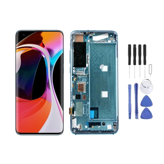 Chassis + Ecran LCD + Vitre pour Xiaomi Mi 10 5G Version C + Kit d'outils
