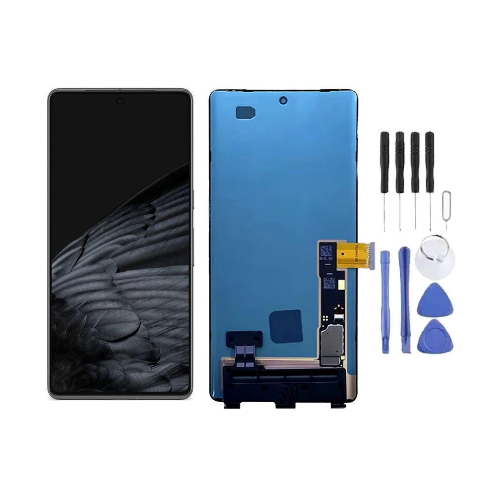 Ecran LCD AMOLED complet avec support + Vitre pour Google Pixel 7 Pro + Kit d'outils