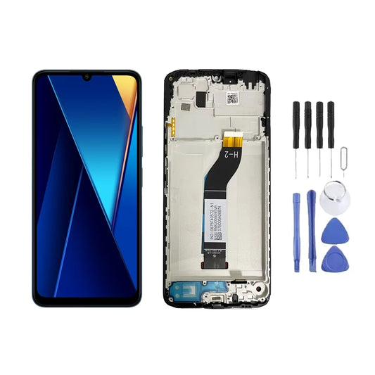 Chassis + Ecran LCD + Vitre pour Xiaomi Poco C65 + Kit d'outils