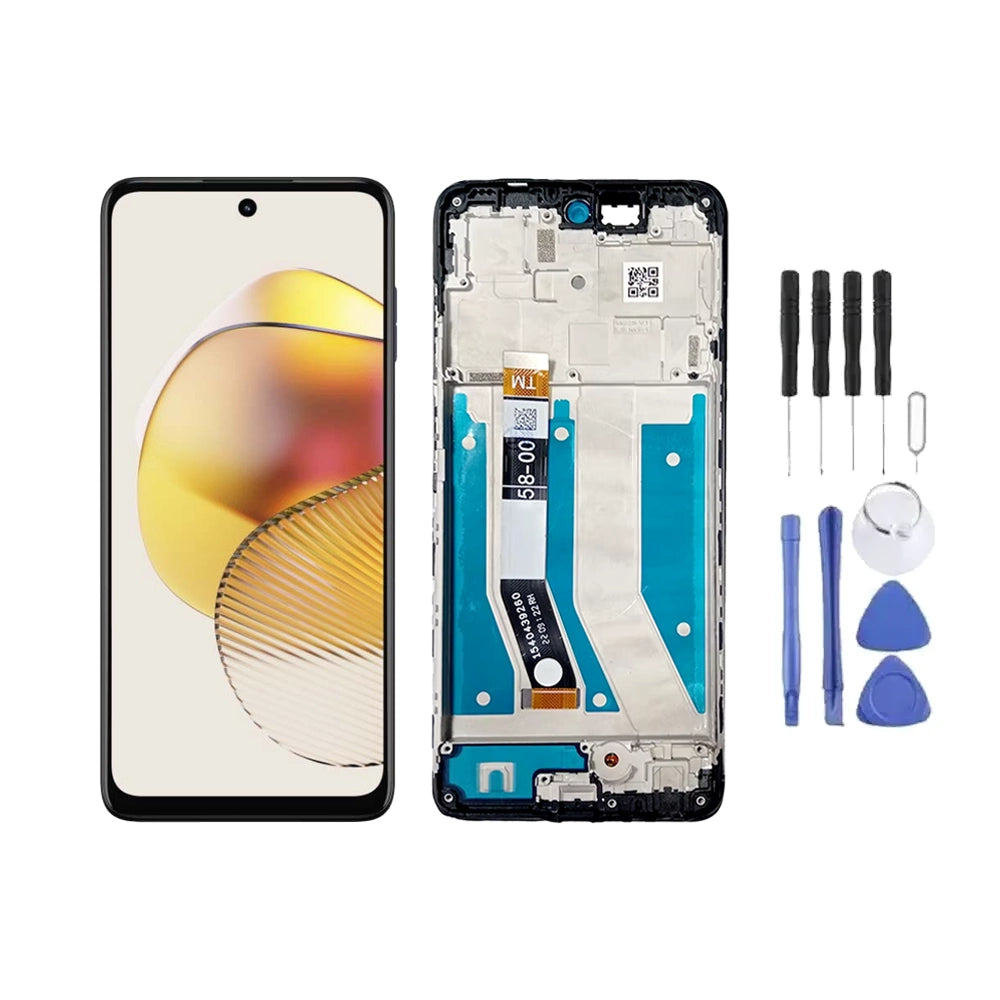 Chassis + Ecran LCD + Vitre pour Motorola Moto G73 + Kit d'outils