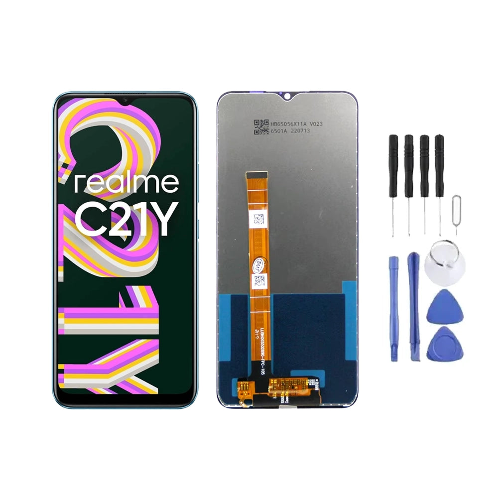 Ecran LCD + Vitre pour Realme C21Y + Kit d'outils