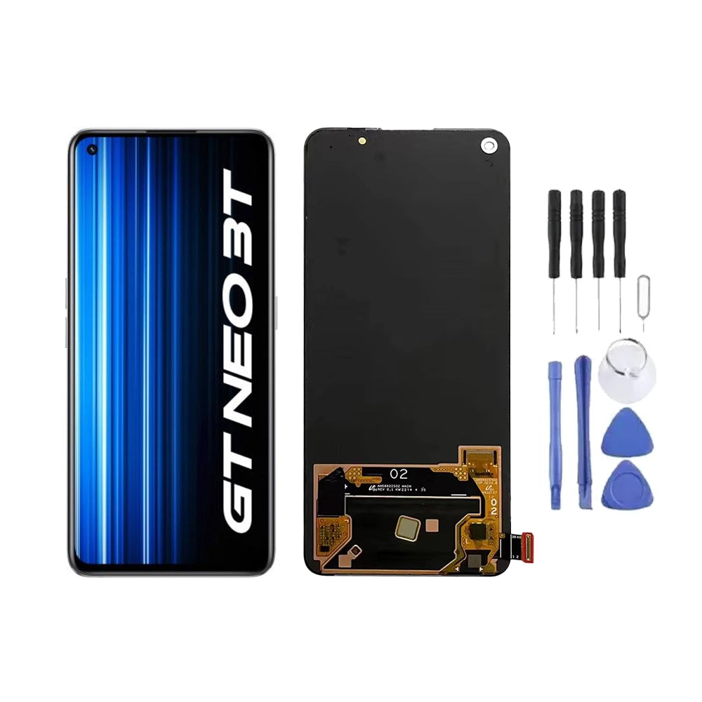 Ecran LCD OLED + Vitre pour Realme GT Neo 3T + Kit d'outils