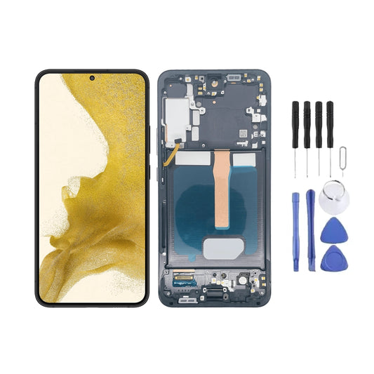 Chassis + Ecran LCD AMOLED + Vitre pour Samsung Galaxy S22+ (S906) + Kit d'outils