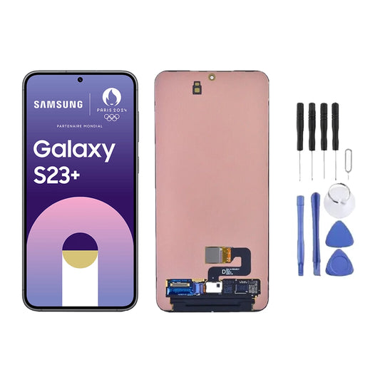 Ecran LCD + Vitre pour Samsung Galaxy S23+ 5G (S916) + Kit d'outils