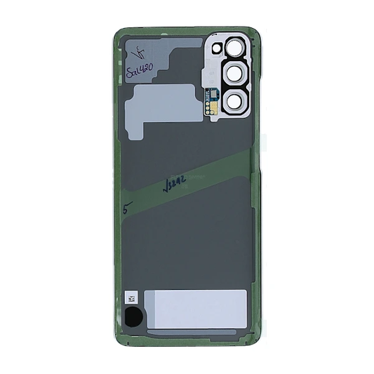 Vitre arrière originale Samsung Galaxy S20 4G G980 / S20 5G G981 Blanc Nuage Avec lentille