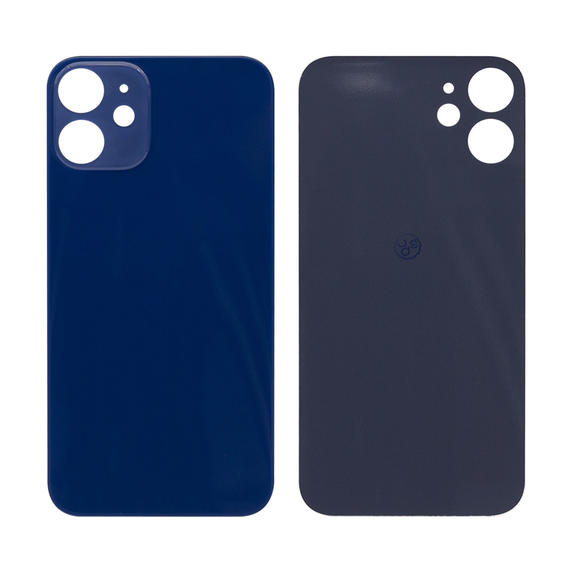 Vitre arrière iPhone 12 Mini Bleu - OEM