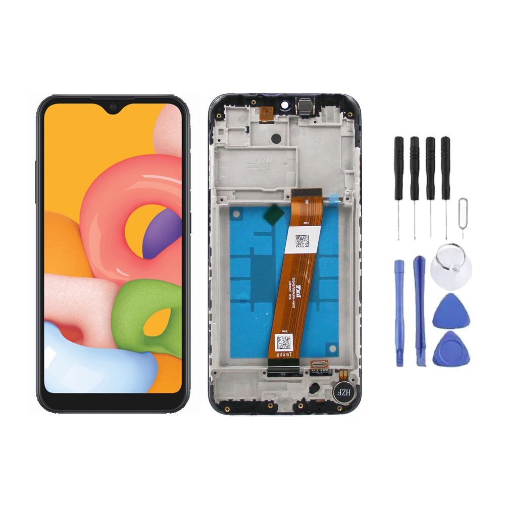 Chassis + Ecran LCD + Vitre pour Samsung Galaxy A01 (A015) + Kit d'outils