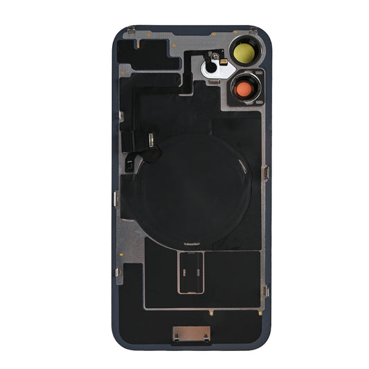 Vitre arrière iPhone 16 Plus avec NFC, cadre caméra agrandi Blanc