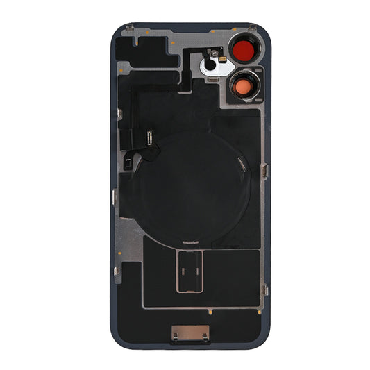 Vitre arrière iPhone 16 avec NFC, cadre caméra agrandi Blanc