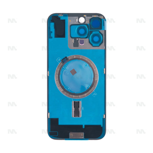 Vitre arrière iPhone 16 Pro Max sans NFC, cadre caméra agrandi Titane Beige