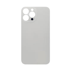 Vitre arrière iPhone 13 Pro Max Argent (Cadre caméra agrandi) - OEM