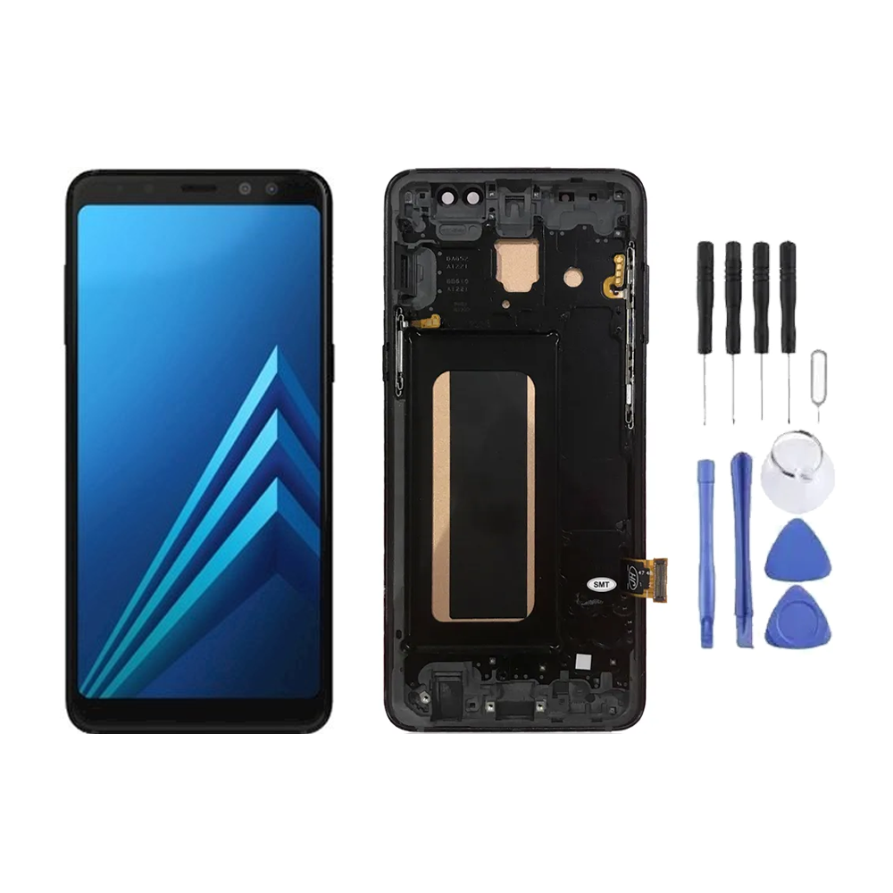 Chassis + Ecran LCD + Vitre pour Samsung Galaxy A8 2018 (A530) + Kit d'outils