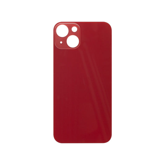 Vitre arrière iPhone 13 Rouge (Cadre caméra agrandi) - OEM
