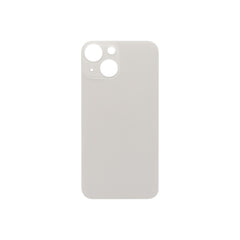 Vitre arrière iPhone 13 Mini Blanche (Cadre caméra agrandi) - OEM
