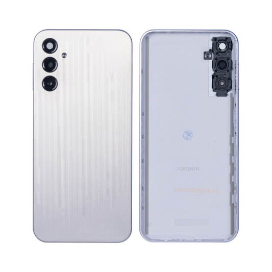 Vitre arrière Samsung Galaxy A14 4G A145F Argentée avec lentille GH81-23537A – Original