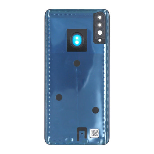 Vitre arrière Samsung Galaxy A20s A207F Noire avec lentille – OEM