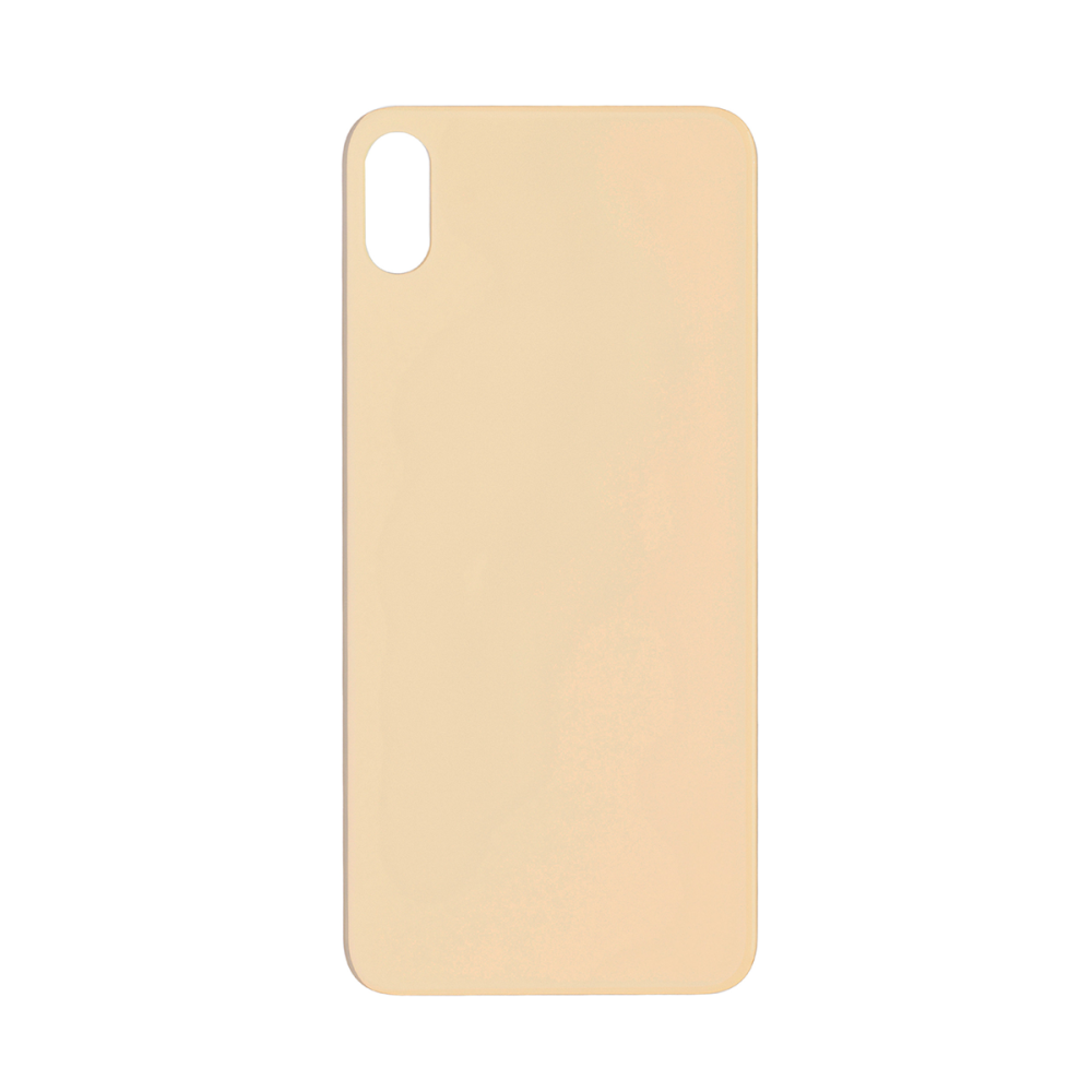 Vitre arrière iPhone Xs Max Or Extra (Cadre caméra agrandi) - OEM