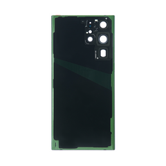 Vitre arrière Samsung Galaxy S22 Ultra S908 Verte avec lentille-OEM