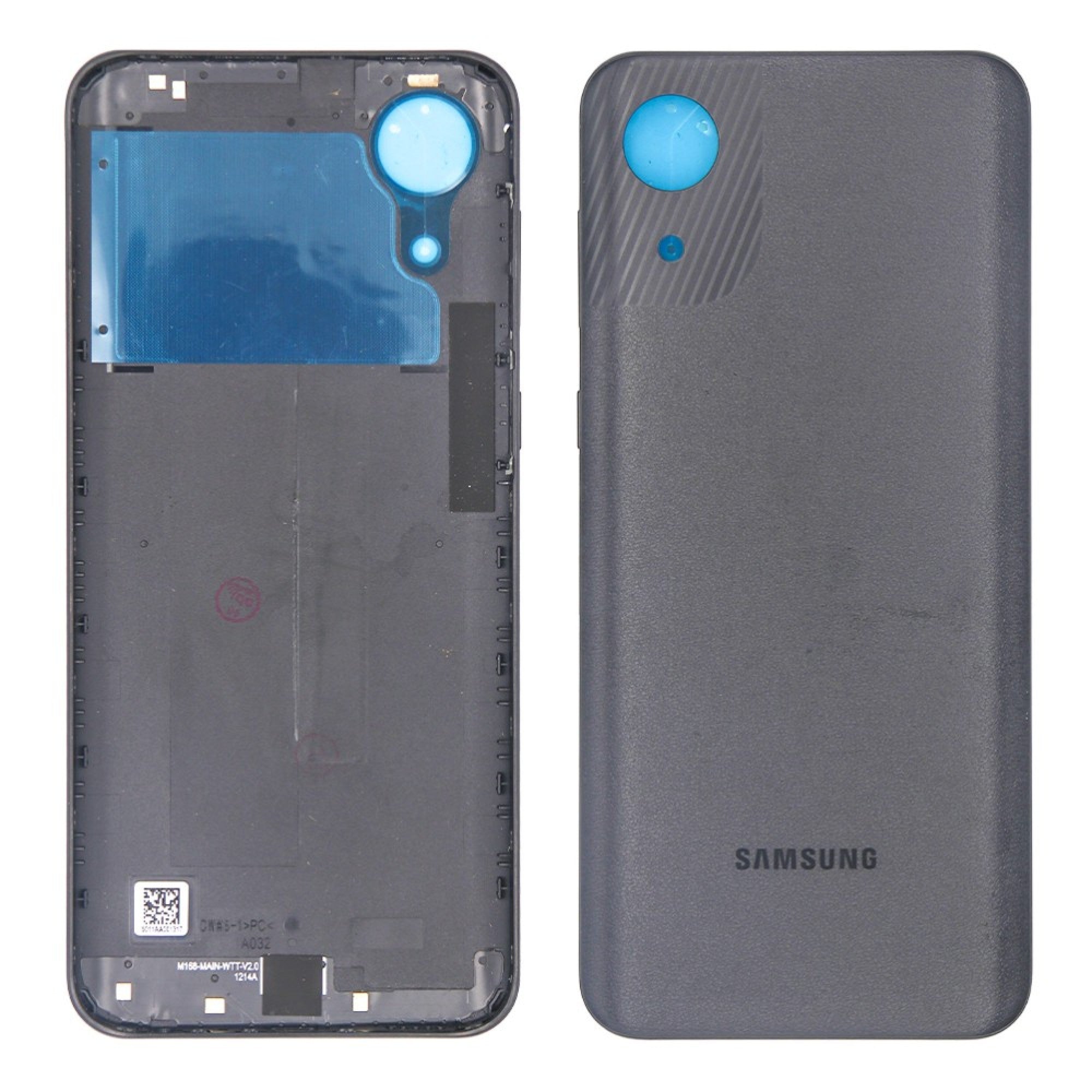 Vitre arrière Samsung Galaxy A03 Core A032F Noir Avec Lentille - OEM