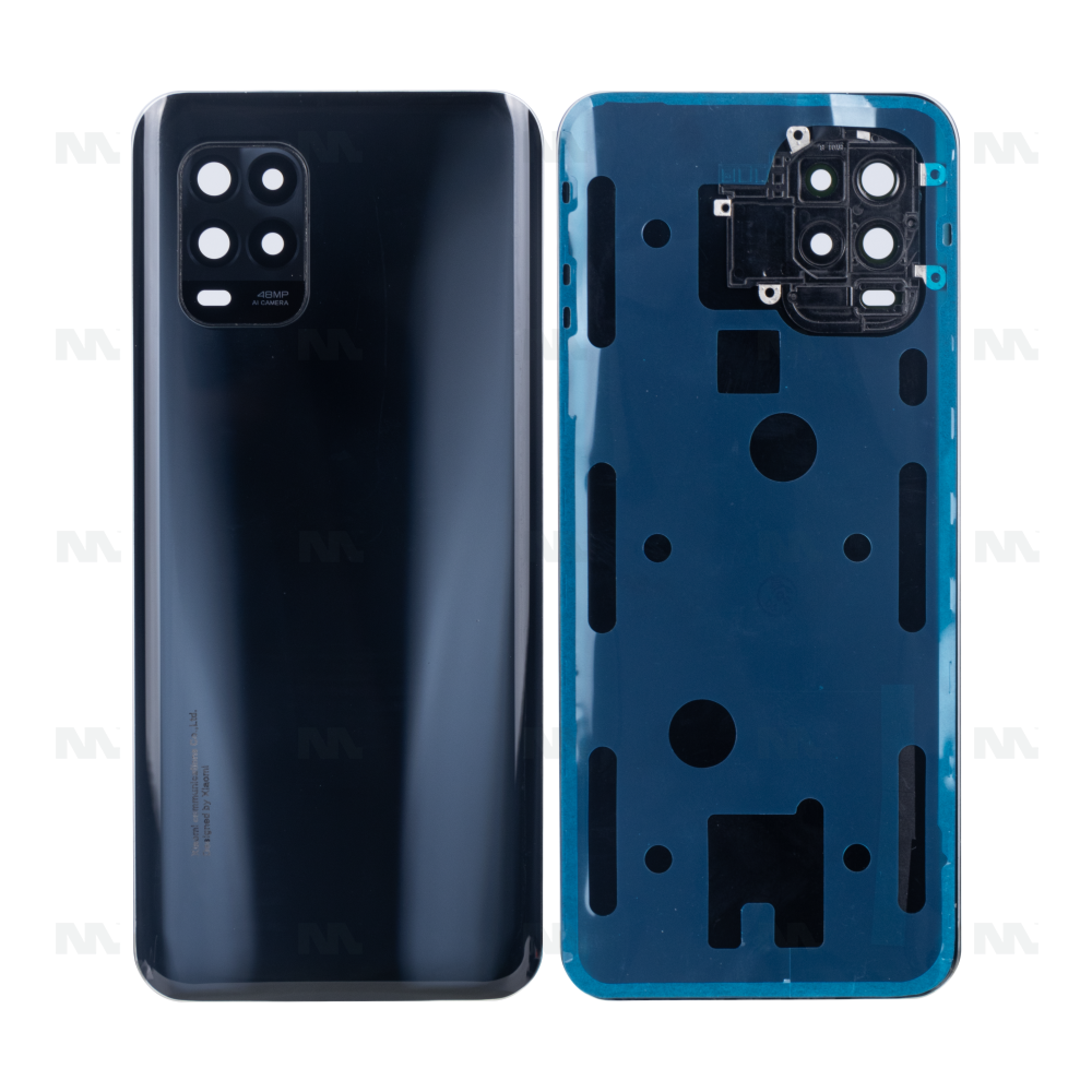 Vitre arrière Xiaomi Mi 10 Lite 5G (M2002J9G) Gris - OEM