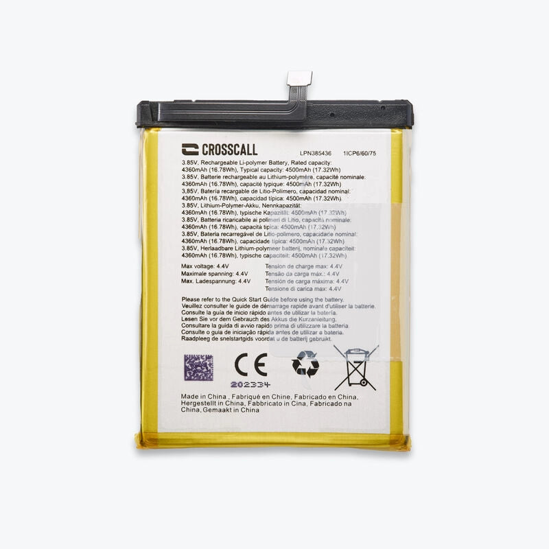 Batterie Originale Crosscall Stellar X5 Ref : LPN385436